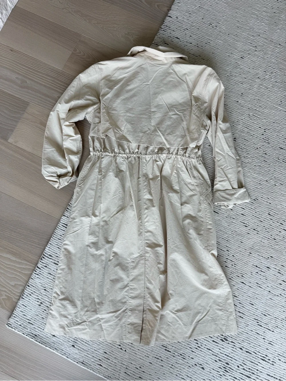 Athleta Luna Cream Trench Coat - Picture 4 of 4